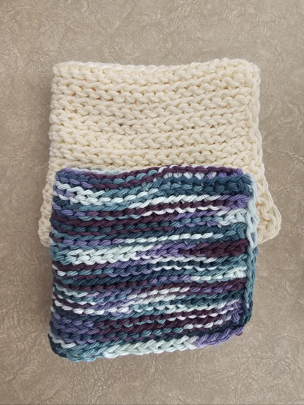Crochet Dish Cloths Set Of 2